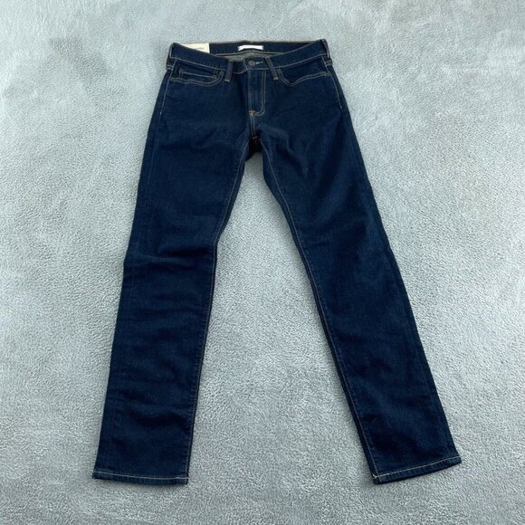 Abercrombie & Fitch Womens Skinny Stretch Jeans 28W 30L Dark Wash Cotton 3817 - Picture 1 of 11